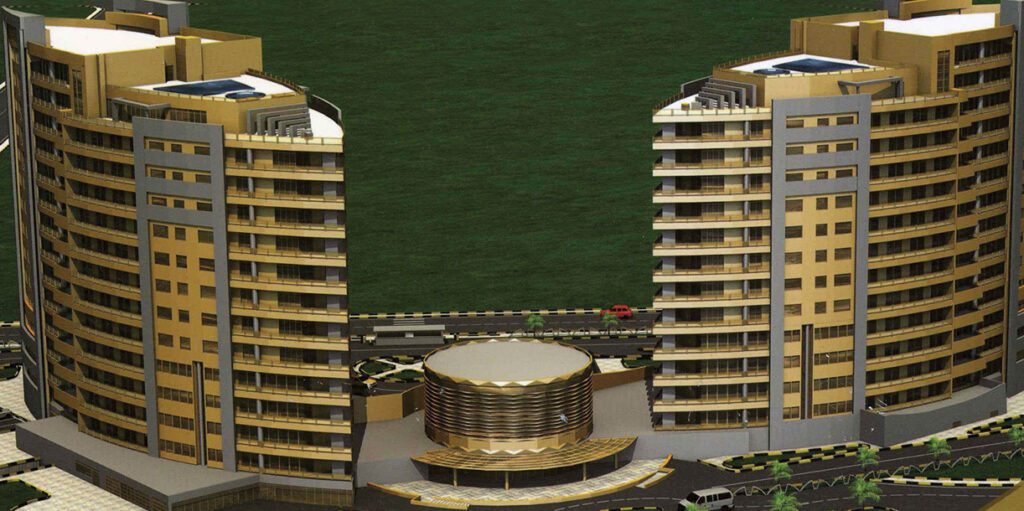 Persian golden towers